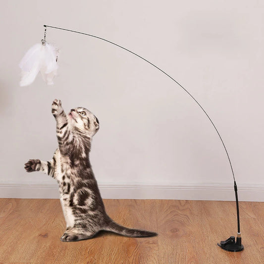 FeatherPounce - Interactive bird toy for cats