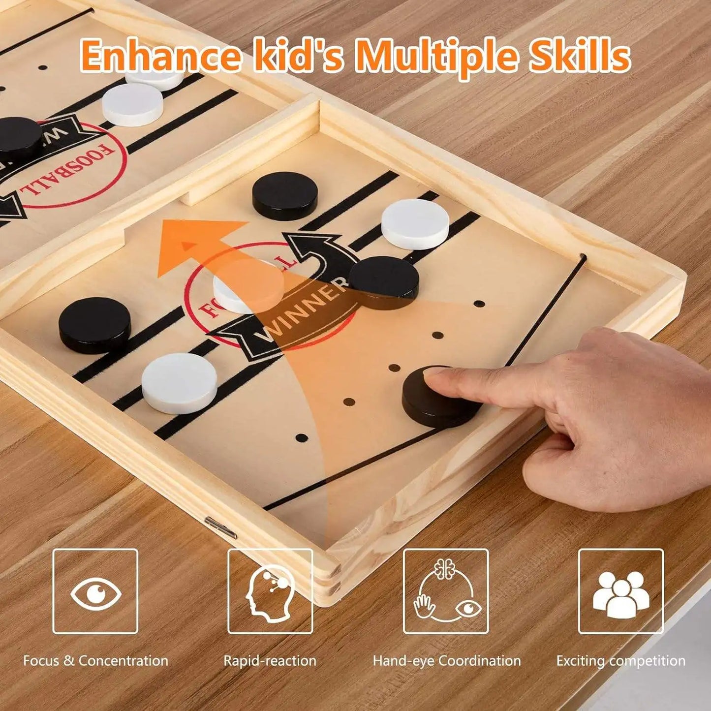 Strike & Score – Fast-Paced Wooden Board Game