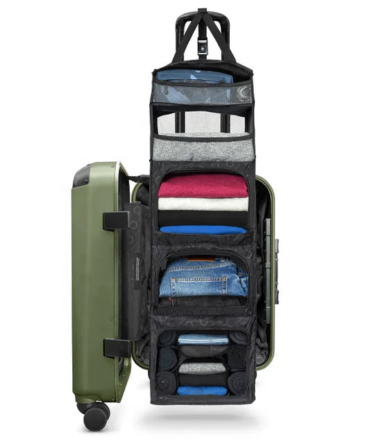 PackPro 20 – Der ultimative Reisekoffer mit integrierten Ablagen