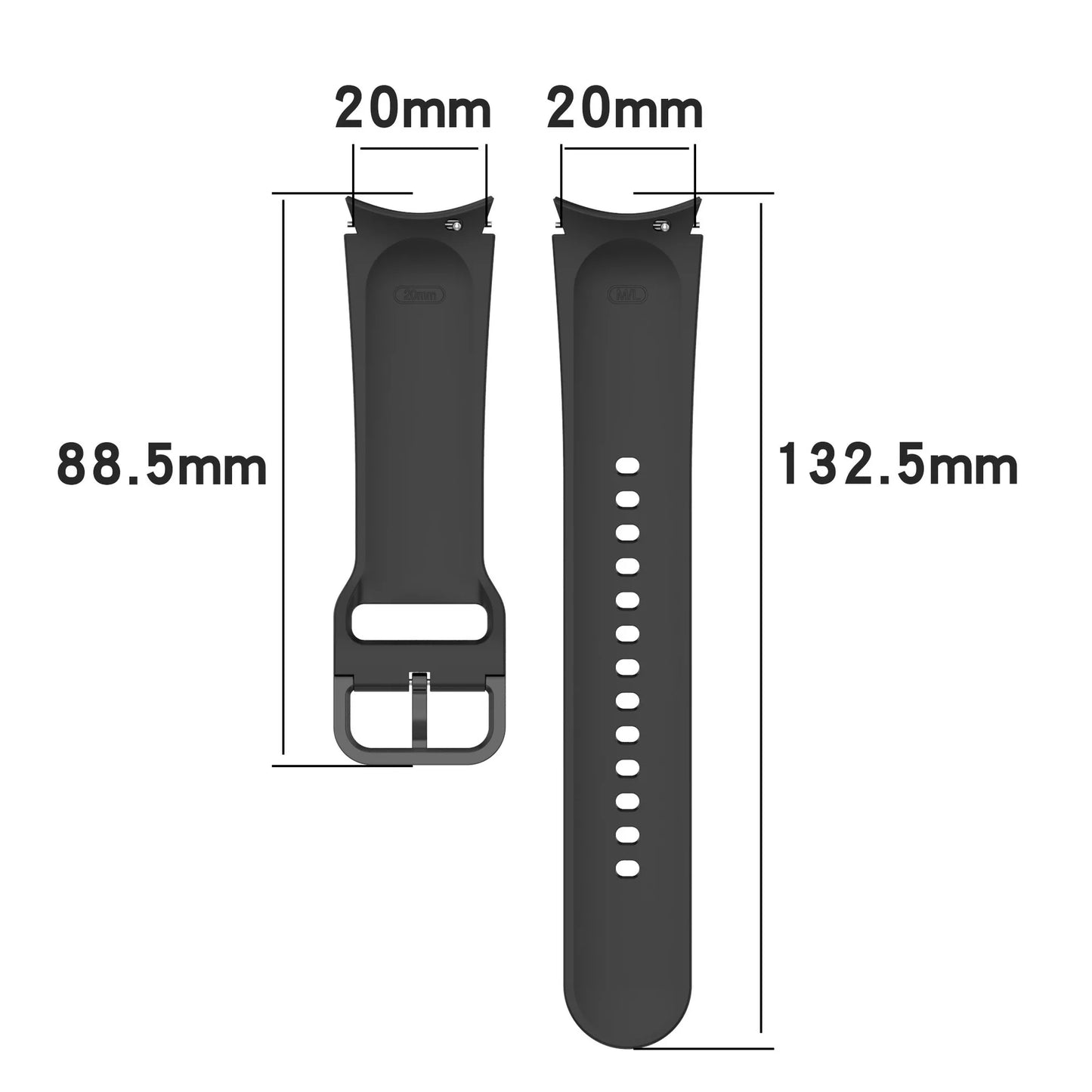GalaxyFlex Band - Highlights flexibility and compatibility with the Galaxy Watch line.