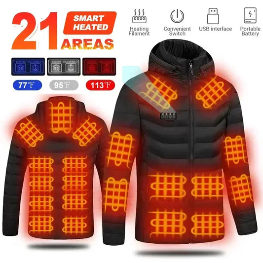 WarmCore 21 – Self-Heating Winter Jacket for Men & Women